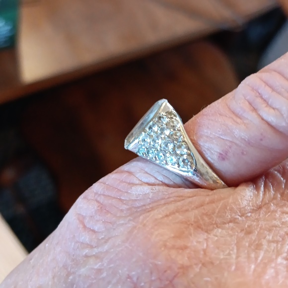 Sterling Silver Designer Signed Ring - Picture 3 of 6